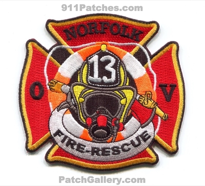 Norfolk Fire Rescue Department Station 13 Patch (Virginia)
Scan By: PatchGallery.com
Keywords: dept. ov company co.