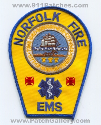 Norfolk Fire EMS Department Patch (Virginia)
Scan By: PatchGallery.com
Keywords: dept.