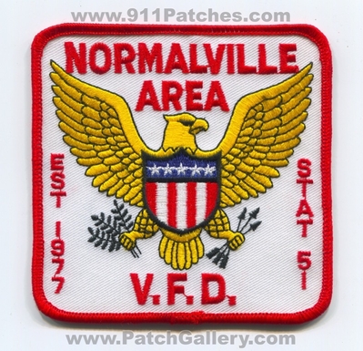 Normalville Area Volunteer Fire Department Station 51 Patch (Pennsylvania)
Scan By: PatchGallery.com
Keywords: vol. dept. v.f.d. vfd est 1977
