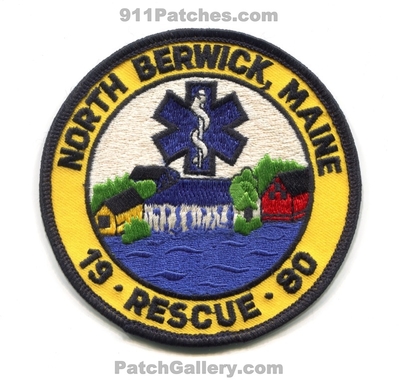 North Berwick Rescue Patch (Maine)
Scan By: PatchGallery.com
Keywords: ems ambulance emt paramedic 1980