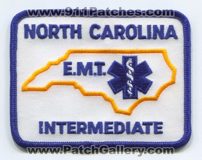 North Carolina State Emergency Medical Technician EMT Intermediate EMS Patch (North Carolina)
Scan By: PatchGallery.com
Keywords: certified licensed e.m.t. services e.m.s. ambulance