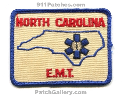 North Carolina State Emergency Medical Technician EMT EMS Patch (North Carolina)
Scan By: PatchGallery.com
Keywords: services ambulance