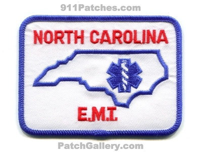 North Carolina State Emergency Medical Technician EMT EMS Patch (North Carolina)
Scan By: PatchGallery.com
Keywords: e.m.t. services ambulance