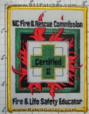 North Carolina State Fire and Rescue Commission Life Safety Educator Certified II (North Carolina)
Thanks to swmpside for this picture.
Keywords: nc & 2