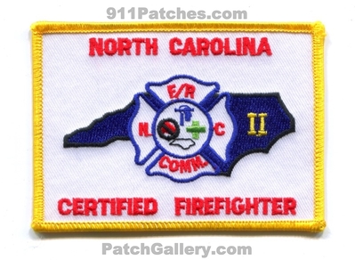 North Carolina State Certified Firefighter II Patch (North Carolina)
Scan By: PatchGallery.com
Keywords: fire rescue commission 2