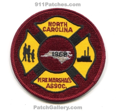 North Carolina State Fire Marshals Association Patch (North Carolina)
Scan By: PatchGallery.com
Keywords: department dept. 1968