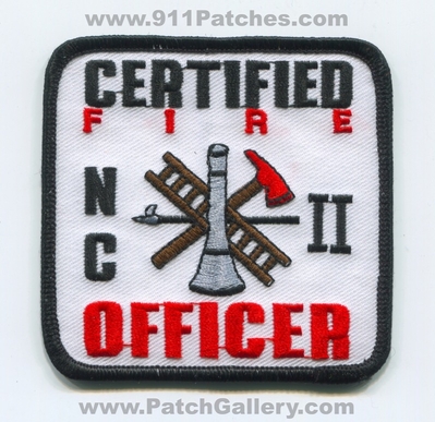 North Carolina State Certified Fire Officer II Patch (North Carolina)
Scan By: PatchGallery.com
Keywords: 2 department dept.