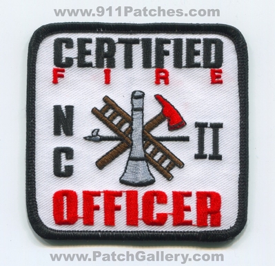 North Carolina State Certified Fire Officer II Patch (North Carolina)
Scan By: PatchGallery.com
Keywords: 2 department dept.