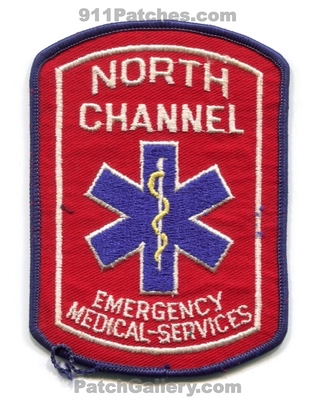 North Channel Emergency Medical Services EMS Patch (Texas)
Scan By: PatchGallery.com
Keywords: ambulance emt paramedic