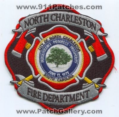 North Charleston Fire Department (South Carolina)
Scan By: PatchGallery.com
Keywords: city of dept. perseverance progress prosperity
