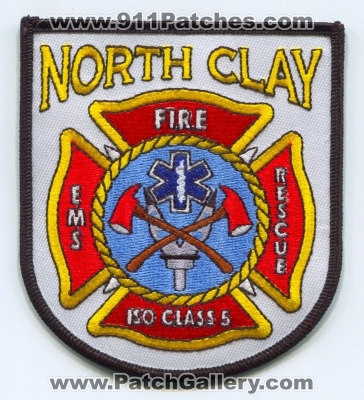 North Clay Fire Department Patch (Illinois)
Scan By: PatchGallery.com
Keywords: dept. rescue ems iso class 5