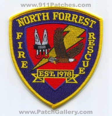 North Forrest Fire Rescue Department Patch (Mississippi)
Scan By: PatchGallery.com
Keywords: dept. est. 1978