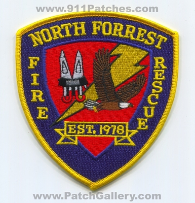 North Forrest Fire Rescue Department Patch (Mississippi)
Scan By: PatchGallery.com
Keywords: dept. est. 1978