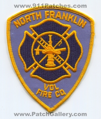 North Franklin Volunteer Fire Company Patch (New York)
Scan By: PatchGallery.com
Keywords: vol. co. department dept.
