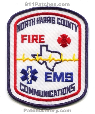 North Harris County Communications Fire EMS Patch (Texas)
Scan By: PatchGallery.com
Keywords: co. department dept. 911 dispatcher