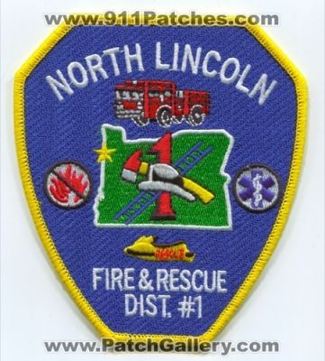 North Lincoln Fire and Rescue District Number 1 (Oregon)
Scan By: PatchGallery.com
Keywords: & dist. no. #1
