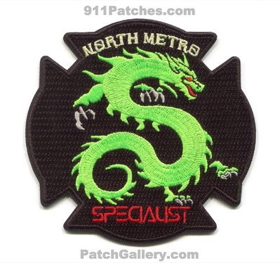 North Metro Fire Rescue District HazMat Specialist Patch (Colorado)
[b]Scan From: Our Collection[/b]
[b]Patch Made By: 911Patches.com[/b]
Keywords: dist. department dept. hazardous materials haz-mat