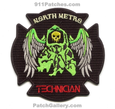 North Metro Fire Rescue District HazMat Technician Patch (Colorado)
[b]Scan From: Our Collection[/b]
[b]Patch Made By: 911Patches.com[/b]
Keywords: dist. department dept. hazardous materials haz-mat