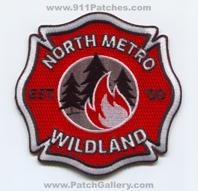 North Metro Fire Rescue District Wildland Patch (Colorado)
[b]Scan From: Our Collection[/b]
[b]Patch Made By: 911Patches.com [/b]
Keywords: dist. nmfr department dept. forest wildfire est. 2000