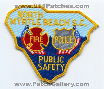 North Myrtle Beach Public Safety Department DPS Fire Police Patch (South Carolina)
Scan By: PatchGallery.com
Keywords: dept. of d.p.s. s.c.