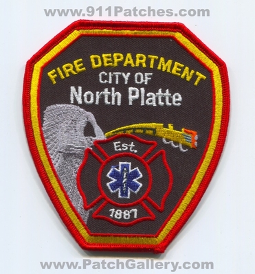 North Platte Fire Department Patch (Nebraska)
Scan By: PatchGallery.com
Keywords: city of dept. est. 1887
