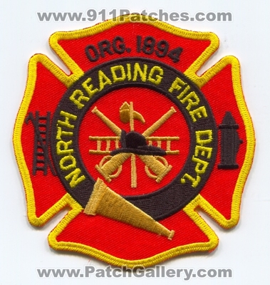 North Reading Fire Department Patch (Massachusetts)
Scan By: PatchGallery.com
Keywords: dept.