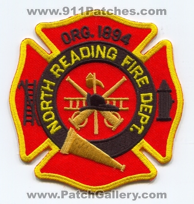 North Reading Fire Department Patch (Massachusetts)
Scan By: PatchGallery.com
Keywords: dept.