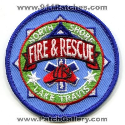 North Shore Lake Travis Fire and Rescue Department (Texas)
Scan By: PatchGallery.com
Keywords: & dept.