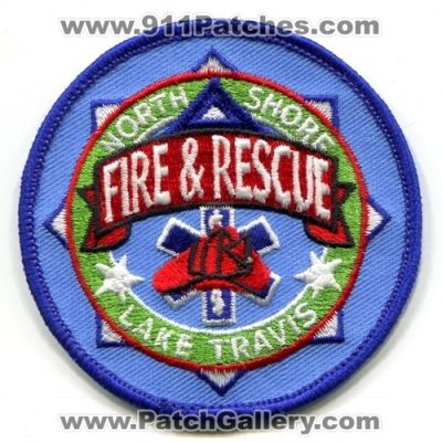 North Shore Lake Travis Fire and Rescue Department (Texas)
Scan By: PatchGallery.com
Keywords: & dept.