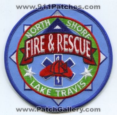 North Shore Lake Travis Fire and Rescue Department (Texas)
Scan By: PatchGallery.com
Keywords: dept. &