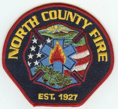 North County Fire
Thanks to PaulsFirePatches.com for this scan.
Keywords: california