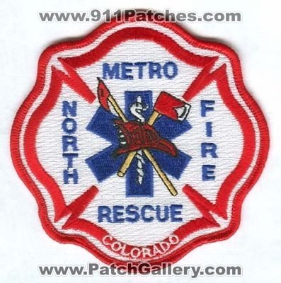 North Metro Fire Rescue Department Patch (Colorado)
[b]Scan From: Our Collection[/b]
Keywords: dept.