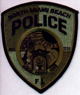 North Miami Beach Police
Thanks to EmblemAndPatchSales.com for this scan.
Keywords: florida