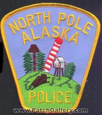 North Pole Police
Thanks to EmblemAndPatchSales.com for this scan.
Keywords: alaska