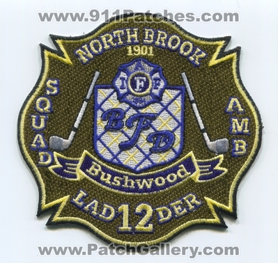 Northbrook Fire Department Station 12 Patch (Illinois)
Scan By: PatchGallery.com
Keywords: dept. company co. ladder lad12der squad ambulance bushwood bfd iaff union