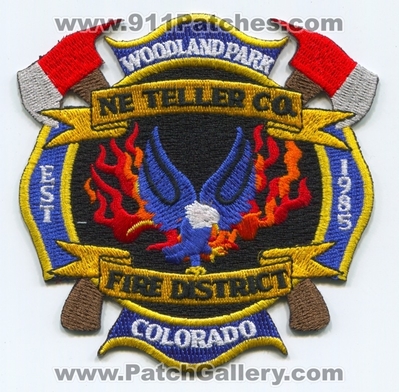 Northeast Teller County Fire District Patch (Colorado)
[b]Scan From: Our Collection[/b]
Keywords: ne co. dist. woodland park department dept.