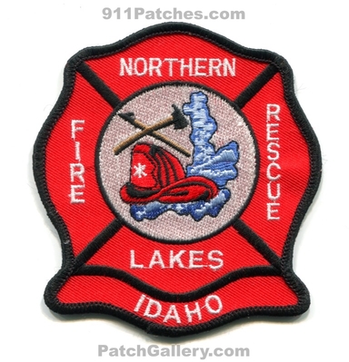 Northern Lakes Fire Rescue Department Patch (Idaho)
Scan By: PatchGallery.com
Keywords: dept.