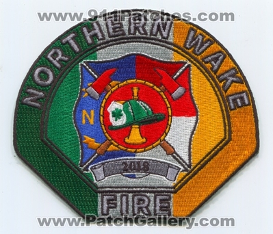 Northern Wake Fire Department Saint Patricks Day 2018 Patch (North Carolina)
Scan By: PatchGallery.com
Keywords: dept. st. pattys