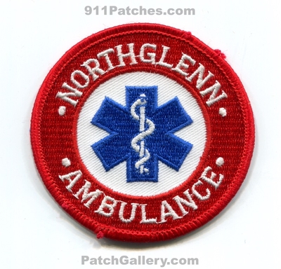 Northglenn Ambulance EMS Patch (Colorado)
[b]Scan From: Our Collection[/b]
Keywords: emt paramedic