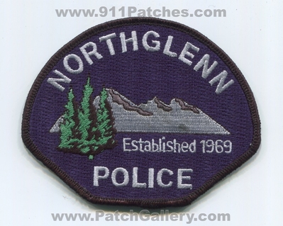 Northglenn Police Department Patch (Colorado)
Scan By: PatchGallery.com
Keywords: dept. established 1969
