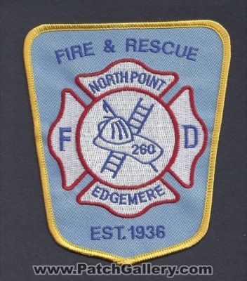 Northpoint Edgemere Fire and Rescue Department (Maryland)
Thanks to Paul Howard for this scan.
Keywords: & dept. fd 260