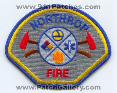 Northrop Fire Department Patch (California)
Scan By: PatchGallery.com
Keywords: dept. grumman aircraft corporation