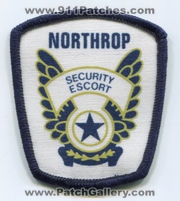 Northrop Grumman Corporation Security Escort (California)
Scan By: PatchGallery.com
Keywords: aircraft