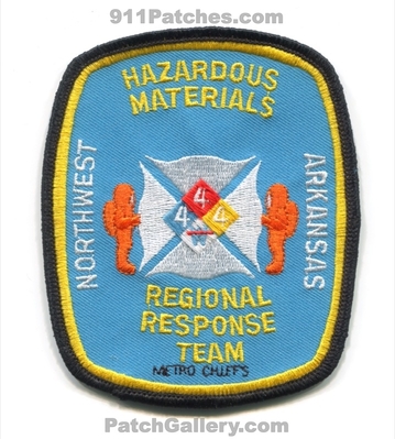 Northwest Arkansas Hazardous Materials Regional Response Team Fire Department Patch (Arkansas)
Scan By: PatchGallery.com
Keywords: nw hazmat haz-mat dept. metro chiefs