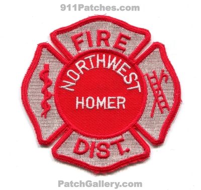 Northwest Homer Fire District Patch (Illinois)
Scan By: PatchGallery.com
Keywords: dist.