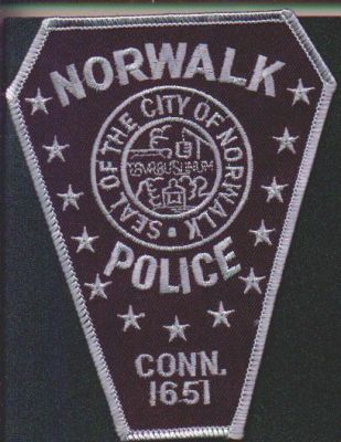 Norwalk Police
Thanks to EmblemAndPatchSales.com for this scan.
Keywords: connecticut city of