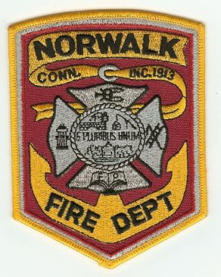 Norwalk Fire Dept
Thanks to PaulsFirePatches.com for this scan.
Keywords: connecticut department