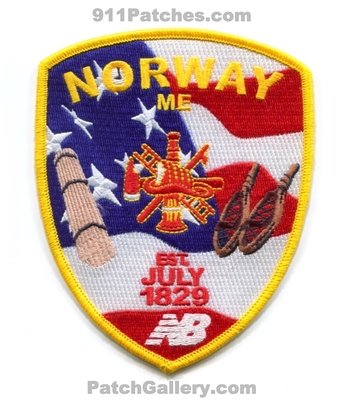 Norway Fire Department Patch (Maine)
Scan By: PatchGallery.com
Keywords: dept. est. july 1829 new balance nb