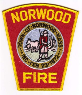 Norwood Fire
Thanks to Michael J Barnes for this scan.
Keywords: massachusetts town of