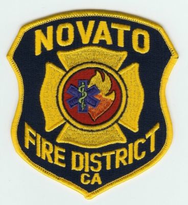 Novato Fire District
Thanks to PaulsFirePatches.com for this scan.
Keywords: california